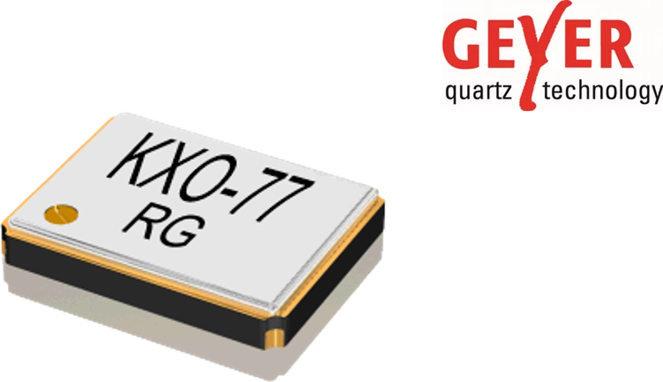 Geyer expands VCXO (voltage controlled crystal oscillator) with new KXO-77 series